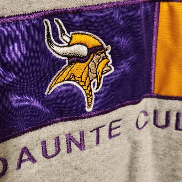 🟣 Vintage Minnesota Vikings Daunte Culpepper #11 Embroidered Sweatshirt 2XL 🏈 - Picture 5 of 6